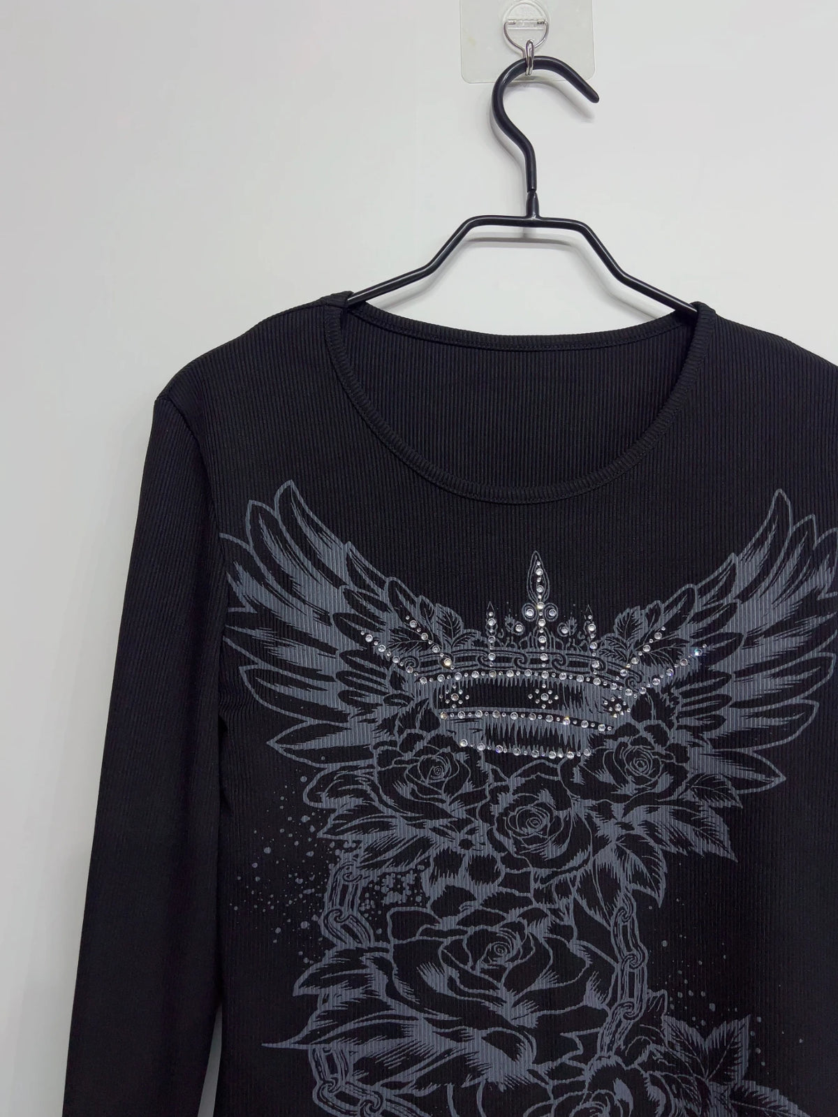 Y2k Emo Women Streetwear Acubi Fairycore Tops Long Sleeve Vintage