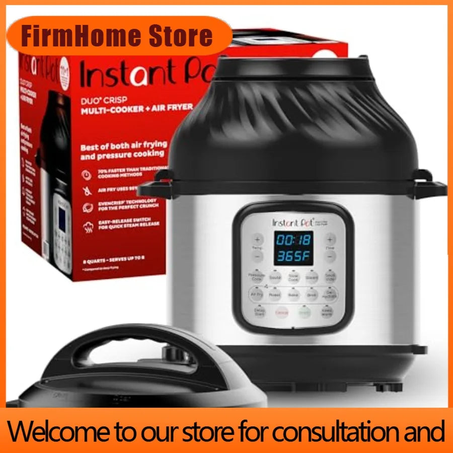 FirmHome StoreDuo Crisp 11-in-1 Air Fryer And Electric Pressure Cooker