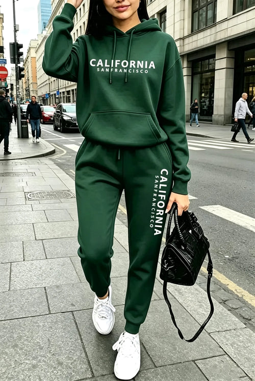 Fall Winter Womens Outfits Street Casual Hooded Sweatshirts Outdoors