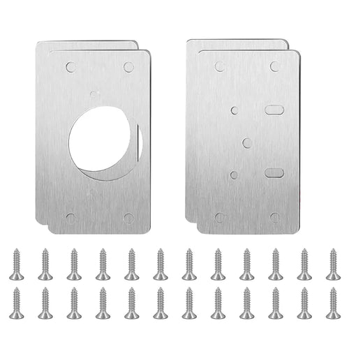 Cabinet Hinge Repair Plate Kit Kitchen Cupboard Door Hinge Mounting