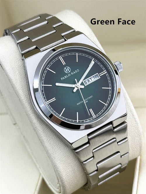 PABLO RAEZ Luxury Quartz Man Wristwatch Men Watches Waterproof