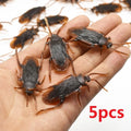 5-50Pcs Halloween Gadget Plastic Cockroaches Joke Decoration Props
