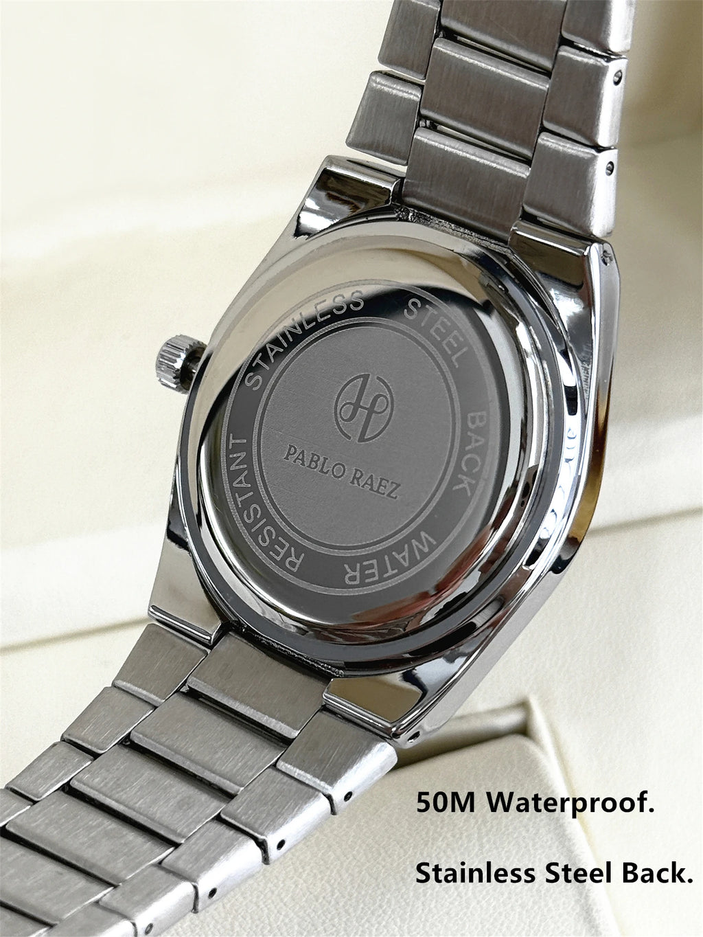 PABLO RAEZ Luxury Quartz Man Wristwatch Men Watches Waterproof