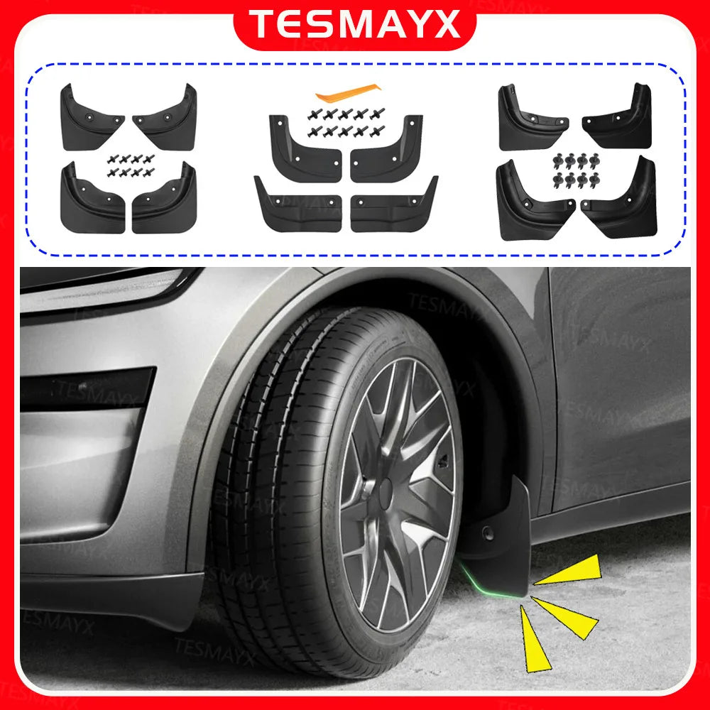 Protect Paint Mud Flap for Tesla Model 3 Y YL Accessories 2025 2026