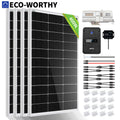 ECO-WORTHY 400 Watt 12 Volt Premium Solar Panel Kit 400W 12V Solar