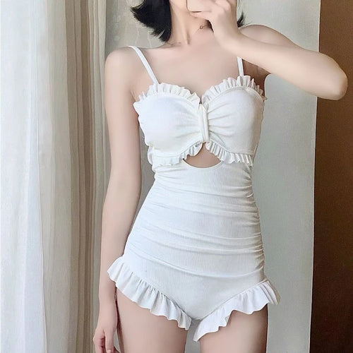 Ladies Romantic Conservative Athletic Swimwear Full Coverage UV