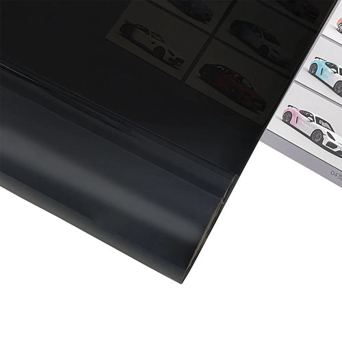 Gloss Transparent Light Black Smoke PVC Film Tint Headlight Taillight