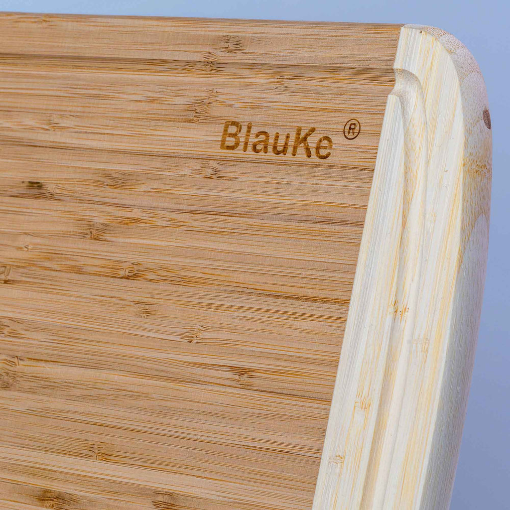 Large Wood Cutting Board for Kitchen 14x11" - Bamboo Chopping Board