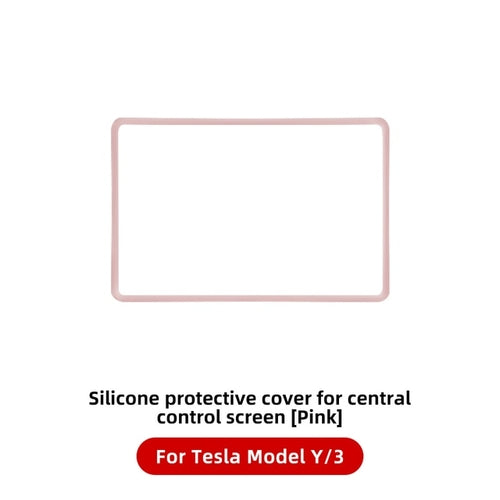 Yz For Tesla Model 3 Y Silicone Protective Trim Cover Central Control