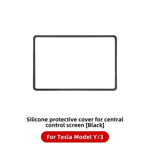 Yz For Tesla Model 3 Y Silicone Protective Trim Cover Central Control