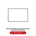 Yz For Tesla Model 3 Y Silicone Protective Trim Cover Central Control