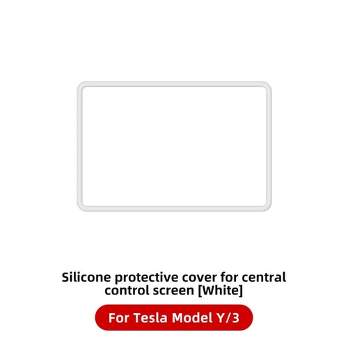 Yz For Tesla Model 3 Y Silicone Protective Trim Cover Central Control