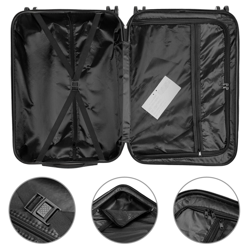 Vertical 3-in-1 Swivel Wheel With Handle Trolley Case 20in 24in 28in