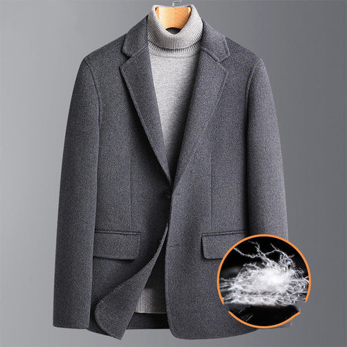 RoyalForm™ Men's Wool Coat – Luxury & Warmth for Winter