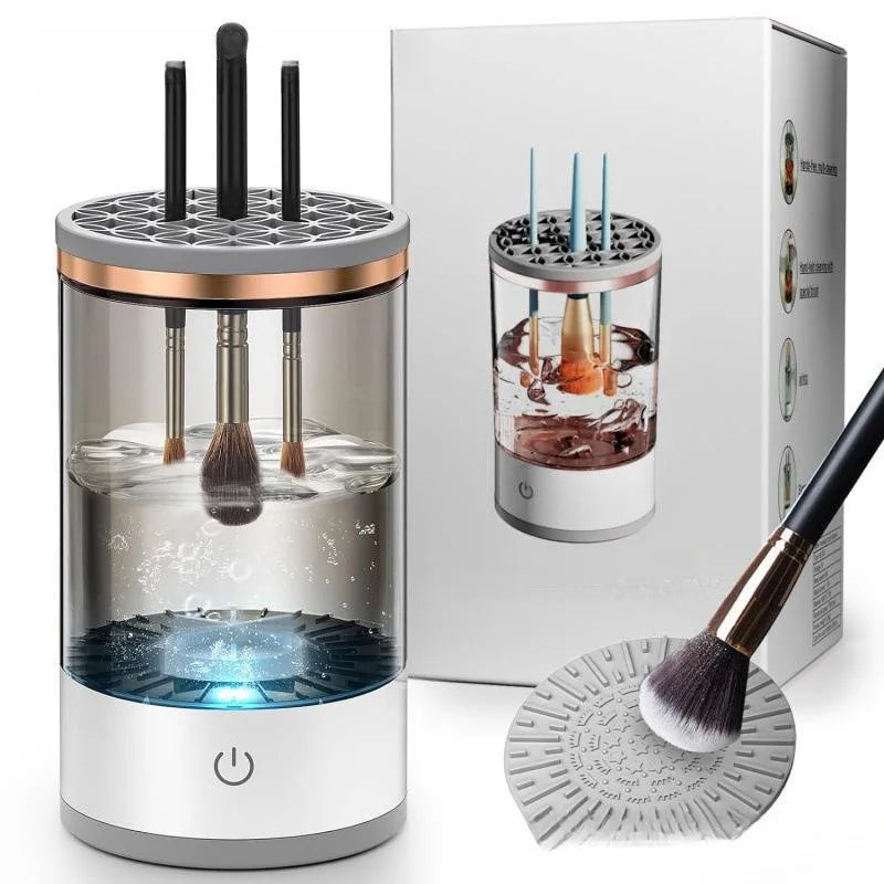 Portable Electric Makeup Brush Washing Machine Touch Timing Panel Fast Clean Air Dry Fit Brushes Desktop Beauty Tool Cleaner