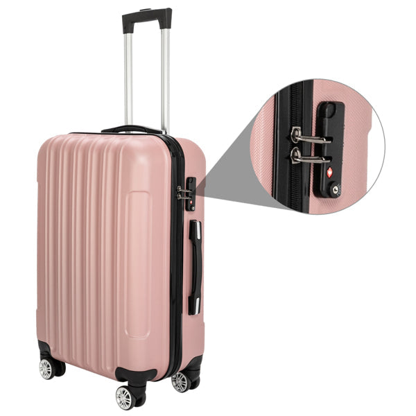 Vertical 3-in-1 Spinner Wheel With Handle Trolley Box 20in 24in 28in