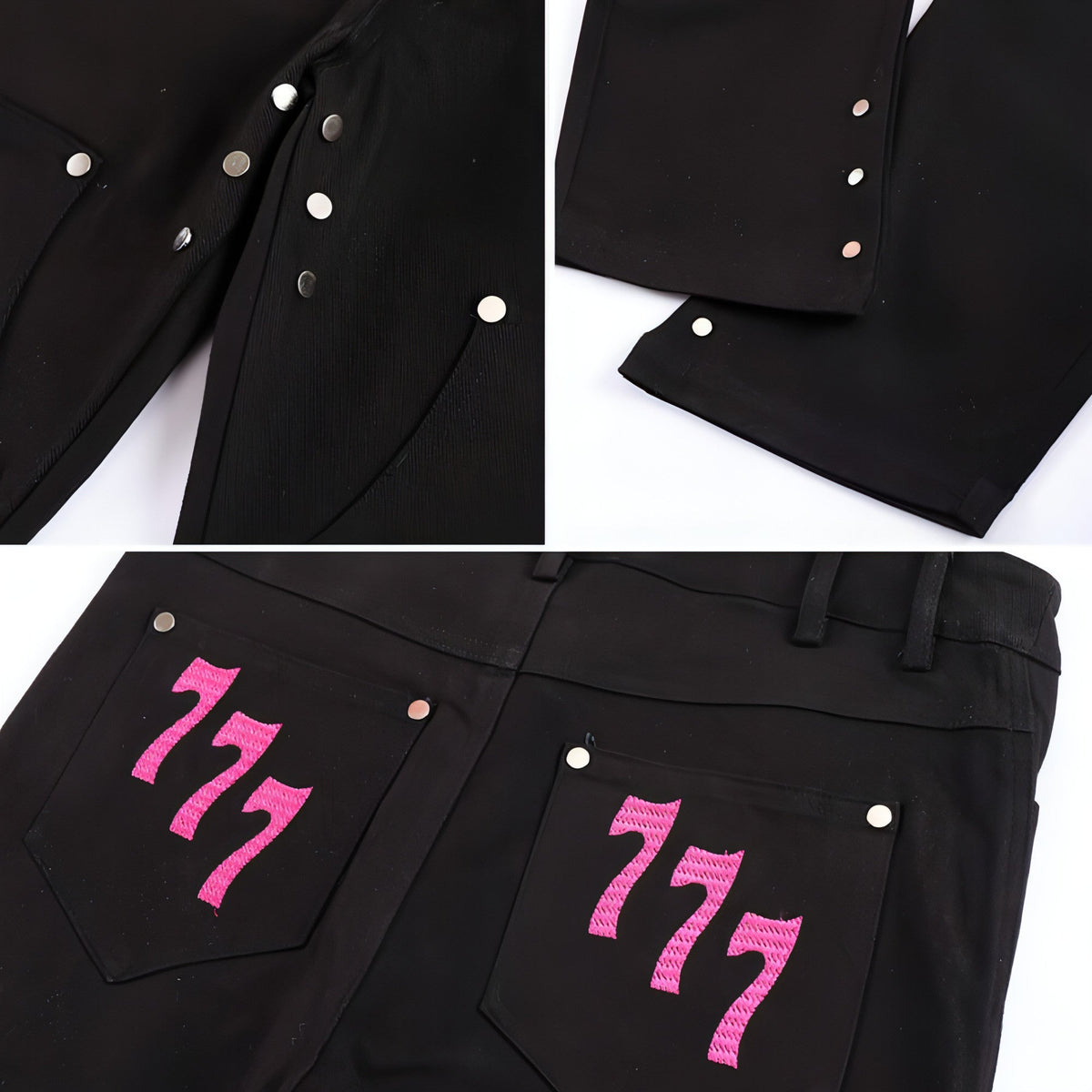 UrbanEdge™ – Embroidered Streetwear Jeans for Men