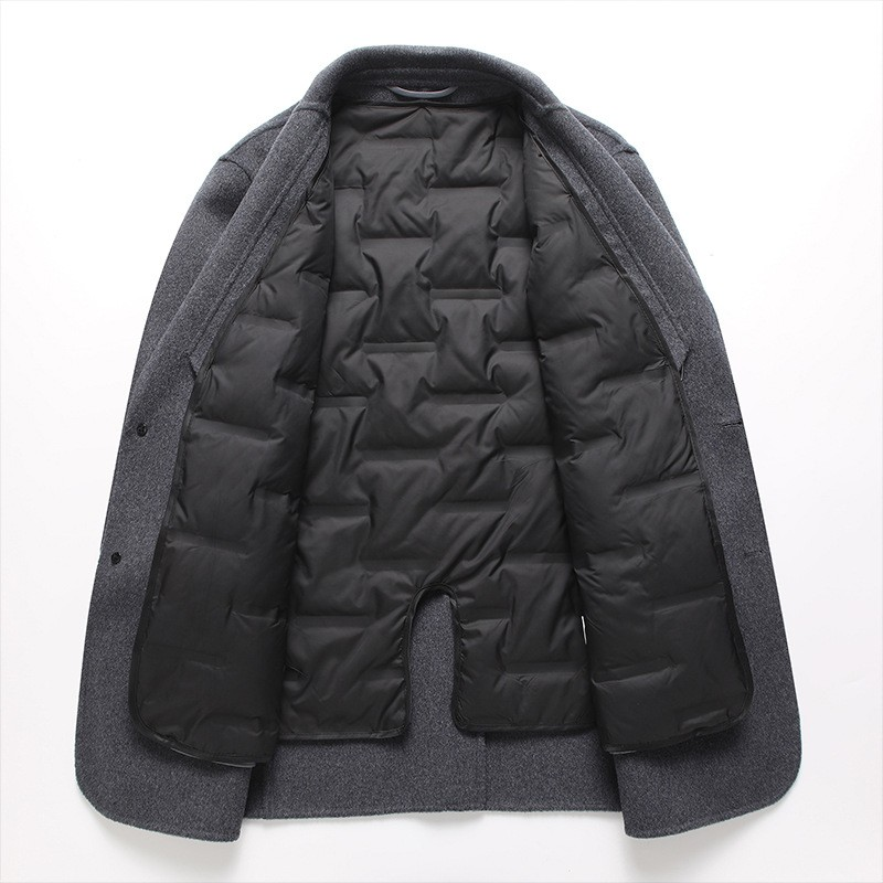 RoyalForm™ Men's Wool Coat – Luxury & Warmth for Winter