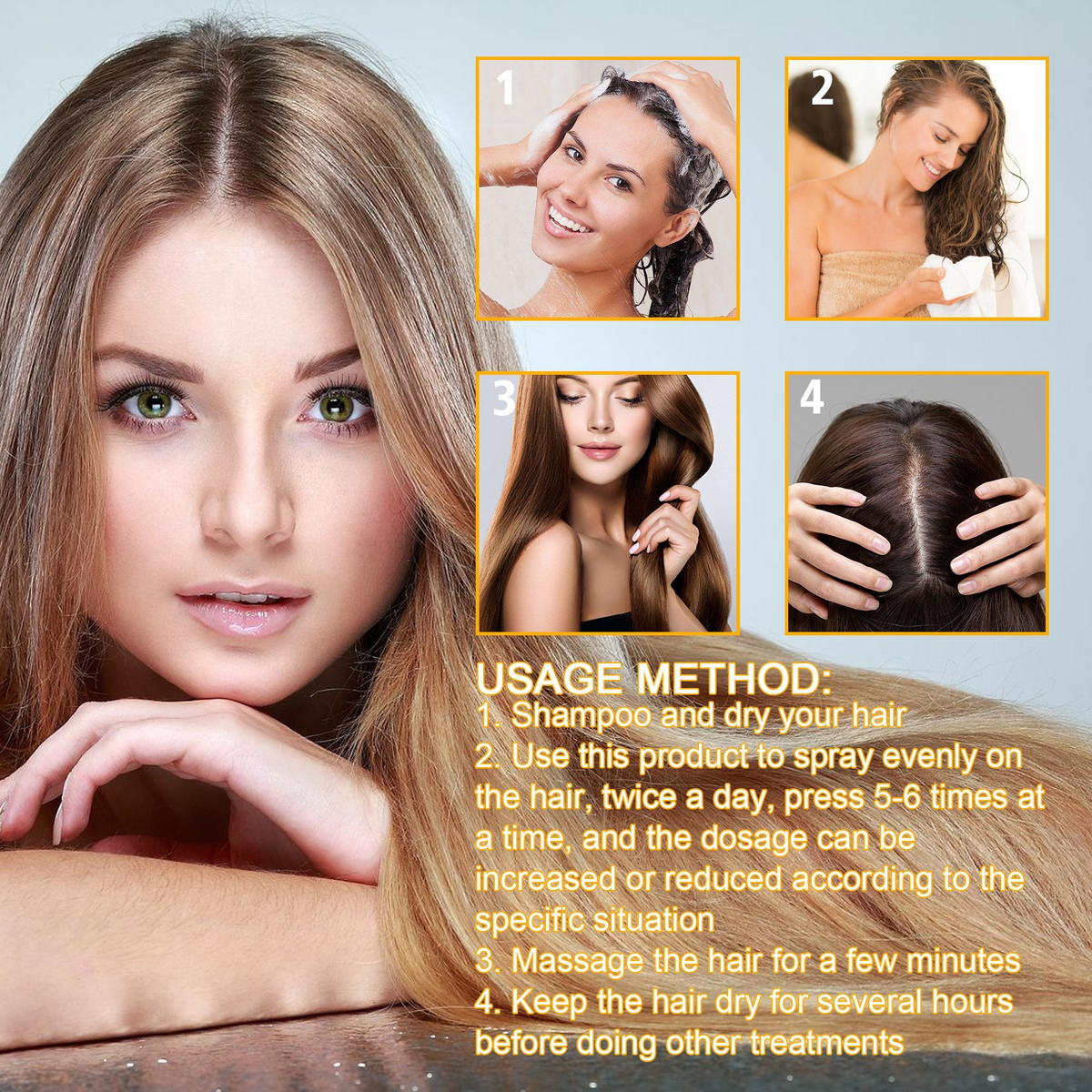 ELLHOE™ Biotin Hair Growth Spray – Strength Starts at the Root