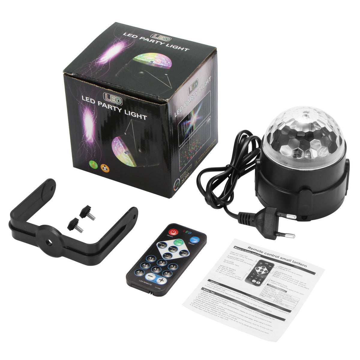 LED RGB Magic Light with Remote Control EU Plug