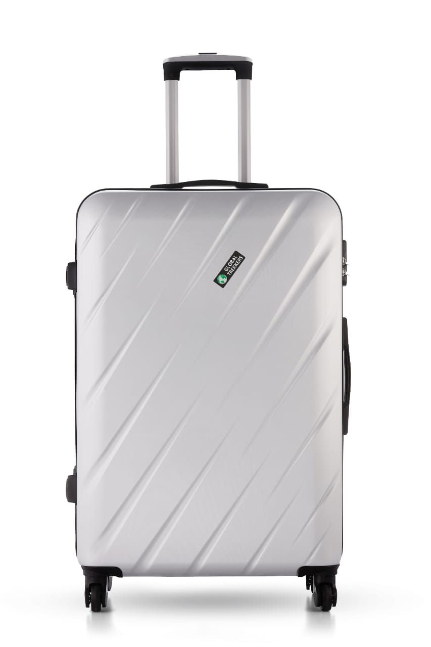Luggage Suitcase 4 Wheels Trolley Bags for Travel Grey 20 Inches
