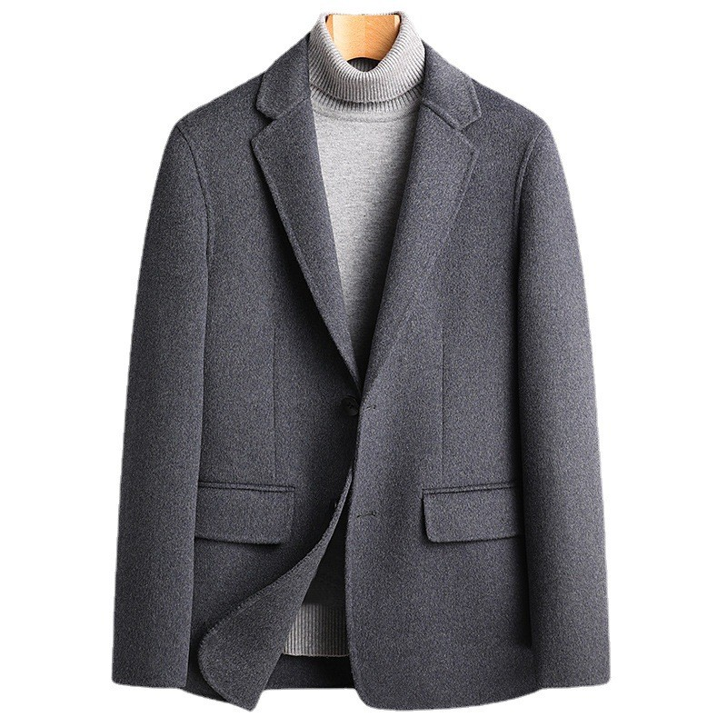 RoyalForm™ Men's Wool Coat – Luxury & Warmth for Winter