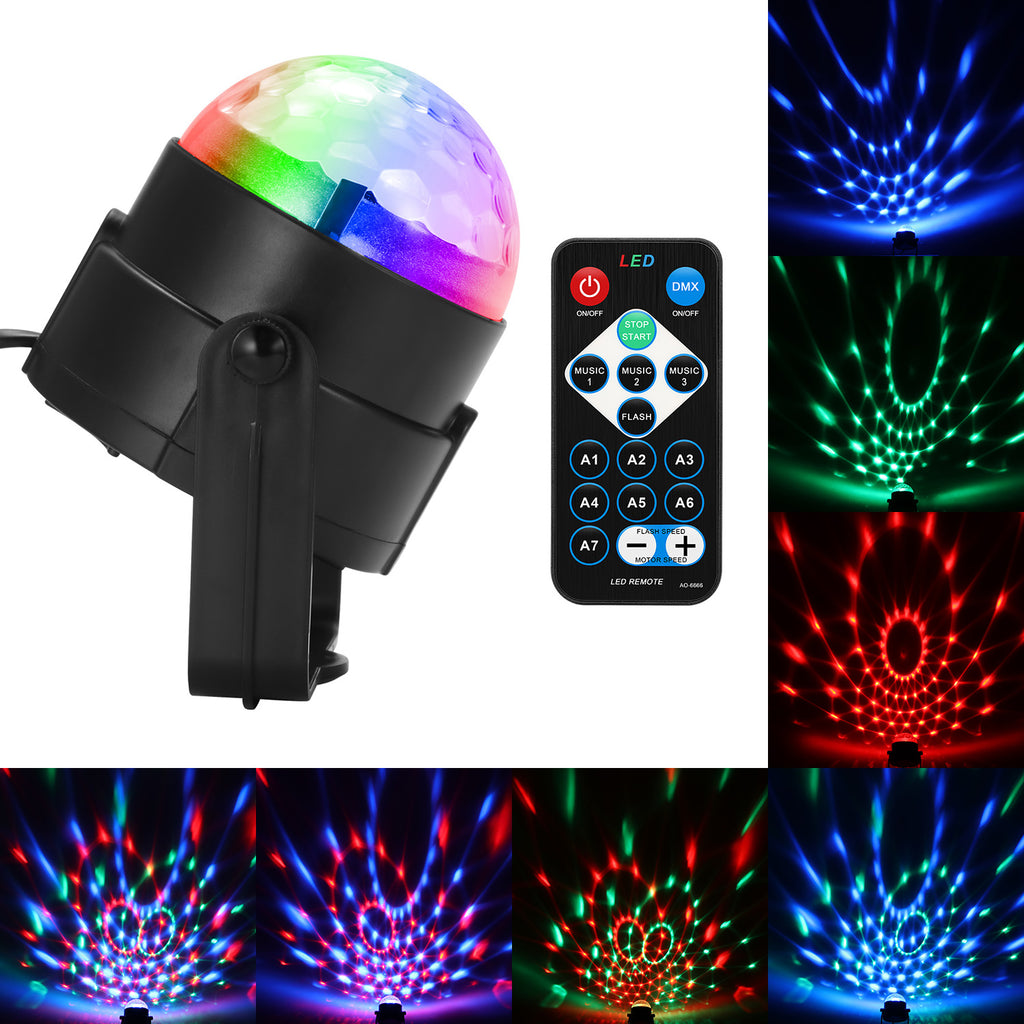 LED RGB Magic Light with Remote Control EU Plug