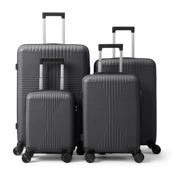 Non-TSA Customs Lock 4-in-1 PP Trolley Case, 16in, 20in, 24in, 28in,