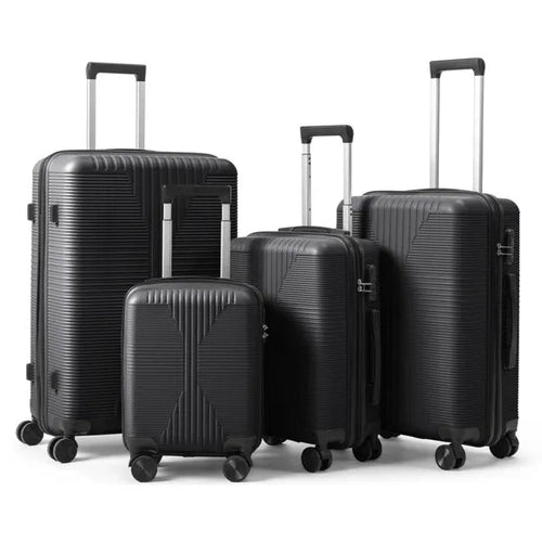 Non-TSA Customs Lock 4-in-1 PP Trolley Case, 16in, 20in, 24in, 28in,