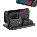 For Nintendo For Switch2 Game Console Charger Dock Stand With Game Card Storage RGB Multi-Function Charging Station Base